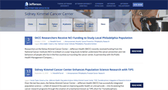 Desktop Screenshot of blog.kimmelcancercenter.org