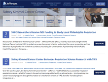 Tablet Screenshot of blog.kimmelcancercenter.org